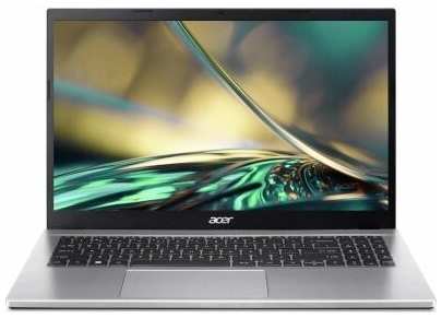 Ноутбук Acer Aspire 3 A315-59-39S9 Intel Core i3 1215U, 1.2 GHz - 4.4 GHz, 8192 Mb, 15.6″ Full HD 1920x1080, 256 Gb SSD, DVD нет, Intel UHD Graphics, No OS, серебристый, 1.78 кг, NX. K6TEM.004 1921103865
