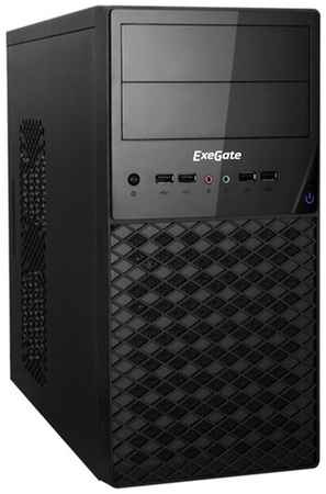 Компьютерный корпус ExeGate QA-413U 600 Вт, черный 19215096820