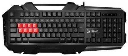 Игровая клавиатура Bloody B3590R RGB Black-Grey black/red, русская 19220265592