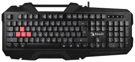 Игровая клавиатура Bloody B150N , английская/русская (ISO)