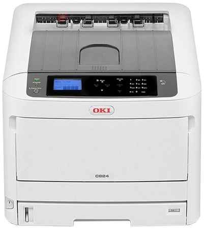 Принтер лазерный OKI C824dn, цветн., A3
