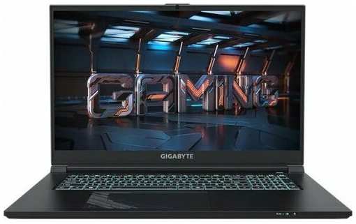 GIGABYTE Ноутбук Gigabyte G7 MF Core i5 12500H 16Gb SSD512Gb NVIDIA GeForce RTX4050 6Gb 17.3″ IPS FHD (1920x1080) Windows 11 Home WiFi BT Cam (MF-E2KZ213SH) MF-E2KZ213SH