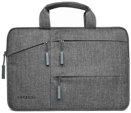 Сумка Satechi Water-Resistant Laptop Carrying Case with Pockets 15″ gray 19237740445