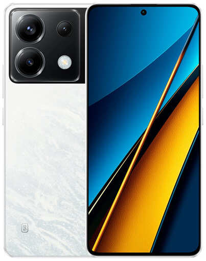 Смартфон Xiaomi POCO X6 8/256 ГБ Global, Dual nano SIM, белый 1925186631