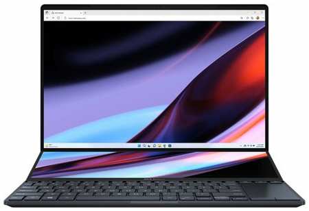 Ноутбук ASUS Zenbook Pro 14 Duo UX8402VU-AS96T (Intel Core i9-13900H/14.5″/2880x1800/32GB/1024GB SSD/NVIDIA Geforce RTX 4050 6Gb/Win 11 Home)