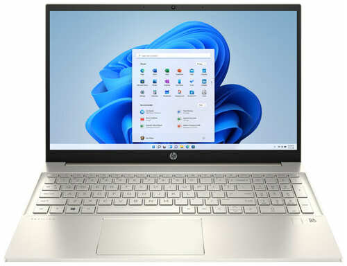Ноутбук HP Pavilion 15-eg2015ci, 15.6″ (1920x1080) IPS/Intel Core i5-1235U/8ГБ DDR4/512ГБ SSD/Iris Xe Graphics/Без ОС, золотой (6G800EA)