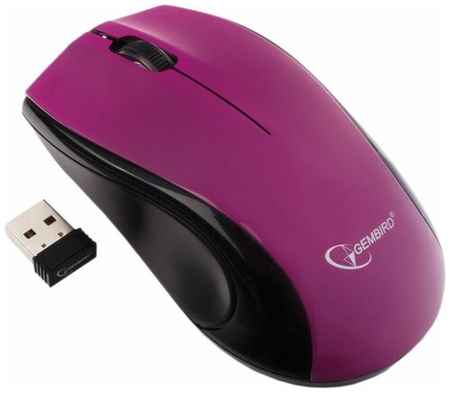 Беспроводная мышь Gembird MUSW-320-P Purple USB, фиолетовый 19258747429
