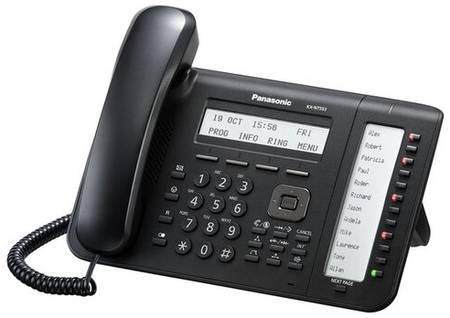 VoIP-телефон Panasonic KX-NT553 черный черный 19266678136