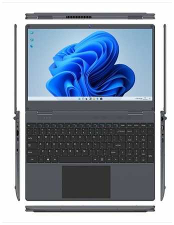 Ноутбук 15.6″ IPS FHD HIPER WORKBOOK black (Core i3 1000NG4/16Gb/512Gb SSD/VGA int/W11Pro (U26-15FII3100R16S5WPG) 1927262485