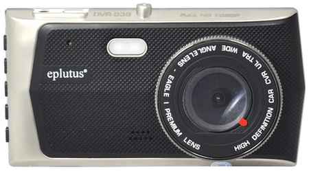 Видеорегистратор Eplutus DVR-939, 2 камеры, 120 гб, черный/серебристый 19281913895
