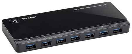 USB-концентратор TP-LINK UH720, разъемов: 7, 100 см, черный 19287692079