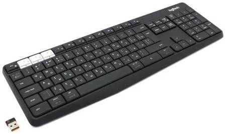 Беспроводная клавиатура Logitech K375s Multi-Device черный 2, английская, 1 шт 1929009512
