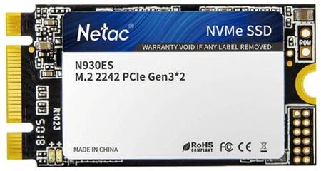 Твердотельный накопитель Netac N930ES 512 ГБ M.2 NT01N930ES-512G-E2X Global