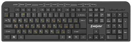 Клавиатура ExeGate LY-500M черный, английская/русская (ISO) 19301978450