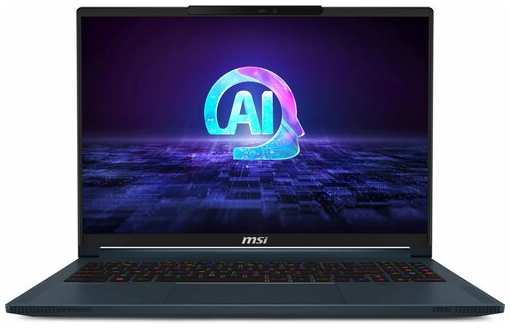 MSI Ноутбук MSI Stealth 16 AI Studio A1VHG-061RU Core Ultra 9 185H 32Gb SSD2Tb NVIDIA GeForce RTX4080 12Gb 16″ IPS UHD+ (3840x2400) Windows 11 Home dk.blue WiFi BT Cam (9S7-15F312-061) 1930276498