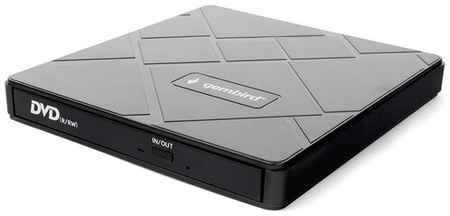 Оптический привод Gembird DVD-USB-04, BOX, черный 19305393424
