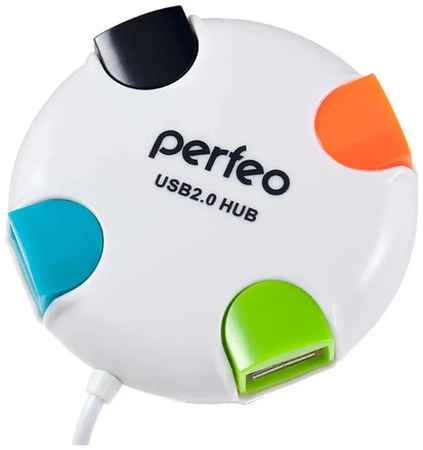 USB-концентратор Perfeo USB-HUB 4 Port (PF-VI-H020 White) 19306346212