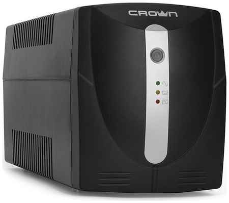 Интерактивный ИБП CROWN MICRO CMU-1000X IEC (2021) черный 19310677441
