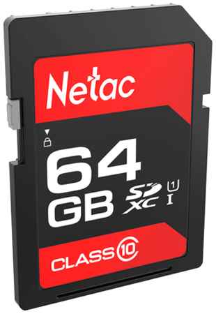 Флеш-накопитель NeTac Карта памяти Netac P600 Standard SD 64GB, Retail version 19310724536