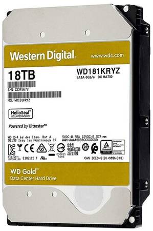 Western Digital 18 ТБ WD181KRYZ 19313255485