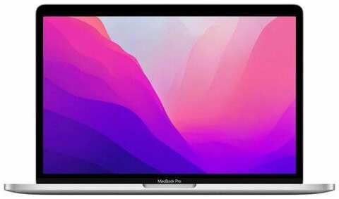 APPLE MacBook Pro 13 (2022) (Русская / Английская раскладка клавиатуры) Silver MNEQ3 (Apple M2/8192Mb/512Gb SSD/Wi-Fi/Bluetooth/Cam/13.3/2560x1664/Mac
