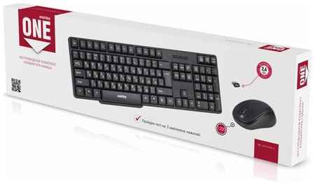 Комплект клавиатура+мышь Smartbuy ONE 236374AG (SBC-236374AG-K) черный 19319669800
