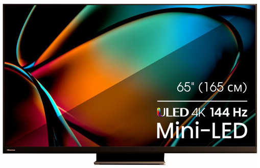 Телевизор LED Hisense 65″ 65U8KQ 4K Ultra HD 120Hz DVB-T DVB-T2 DVB-C DVB-S DVB-S2 USB WiFi Smart TV