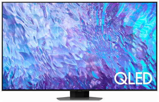 Телевизор QLED Samsung 75″ QE75Q80CAUXCE Series 8 серебристый 4K Ultra HD 100Hz DVB-T2 DVB-C DVB-S2 USB WiFi Smart TV 1932375280