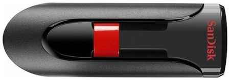 Флешка SanDisk Cruzer Glide CZ60 64 ГБ, 1 шт., черный/красный 193267936