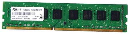 Оперативная память Foxline 8 ГБ DDR3 DIMM CL11 FL1600D3U11-8G 193278174
