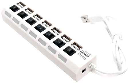 USB-концентратор 5bites HB27-203P, разъемов: 7, 100 см, черный 19329404414