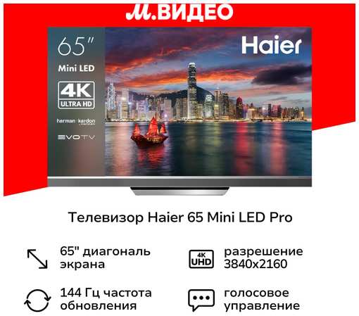 Телевизор Haier 65 Mini LED Pro DH1VWMA06RU 19333724418