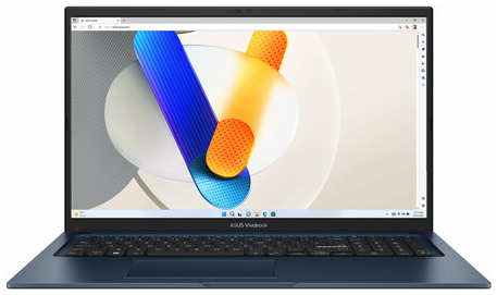 Ноутбук ASUS Vivobook 17X X1704VA-AU157, 17.3″ (1920x1080) IPS/Intel Core i5-1335U/16ГБ DDR4/1ТБ SSD/Iris Xe Graphics/Без ОС, синий (90NB10V2-M005D0) 1933407000