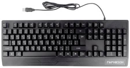 Клавиатура Гарнизон GK-210G черный, русская 19335562449