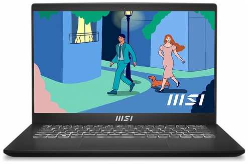 MSI Ноутбук MSI Modern 14 C7M-239XRU Ryzen 5 7530U 8Gb SSD512Gb AMD Radeon 14″ IPS FHD (1920x1080) Free DOS black WiFi BT Cam (9S7-14JK12-239) 9S7-14JK12-239 1934334688