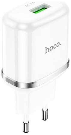 Сетевое зарядное устройство Hoco N3 Vigour, 18 Вт, white 19354532052
