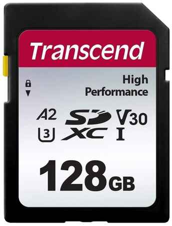 Карта памяти Transcend SDXC 64 ГБ Class 10, V30, A2, UHS-I U3, R/W 100/85 МБ/с, черный 19358900847