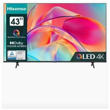 Hisense QLED телевизор 43E7NQ Smart 4K Ultra HD 43″