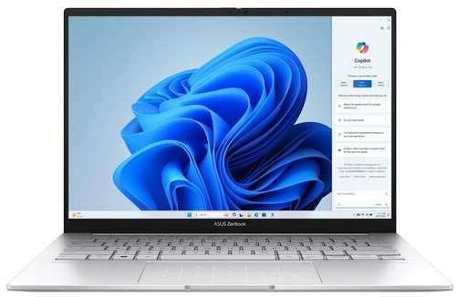 Ноутбук Asus ZENBOOK 14 UX3405Ma-QD488W 90NB11R2-M00SS0 (Core Ultra 7 3800 MHz (155H)/16384Mb/1024 Gb SSD/14″/1920x1200/Win 11 Home)