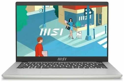 Ультрабук MSI Modern 14 C12MO-1086XRU 9S7-14J111-1086, 14″, Intel Core i3 1215U 1.2ГГц, 6-ядерный, 16ГБ 512ГБ SSD, Intel UHD Graphics, Free D 1936845265