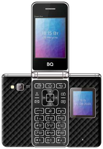 Телефон BQ 2446 Dream Duo, 2 SIM, черный 19370927473