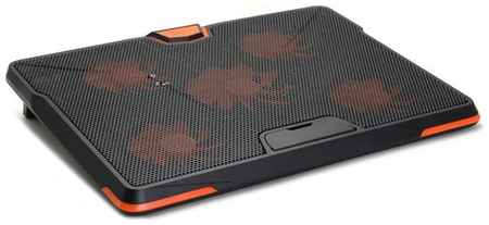 Подставка для ноутбука CROWN MICRO CMLS-133, черный/оранжевый 19371528887