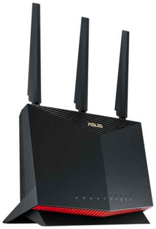 Wi-Fi роутер ASUS RT-AX86U, черный 19378109199