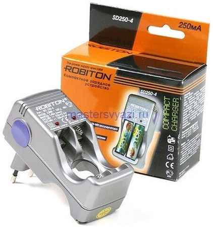 Зарядное устройство ROBITON SD250-4 BL1, для 2-4 Ni-Cd/Ni-MH аккум-ов AAA и AA