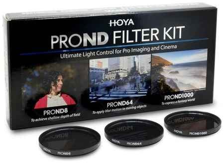 Комплект фильтров Hoya PRO ND Filter Kit 8/64/1000, 67 mm 19500324575