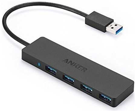 USB-концентратор ANKER 4-Port Ultra-Slim USB 3.0 Hub, разъемов: 4 19507131018