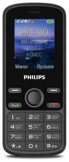 Телефон Philips Xenium E111, 2 SIM, черный 19507185802