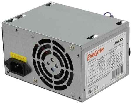 Блок питания ExeGate AAA400 400W + кабель 220V с защитой от выдергивания 19507583217