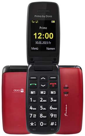 IVS Телефон Doro Primo 401, 1 SIM, красный 1951321452