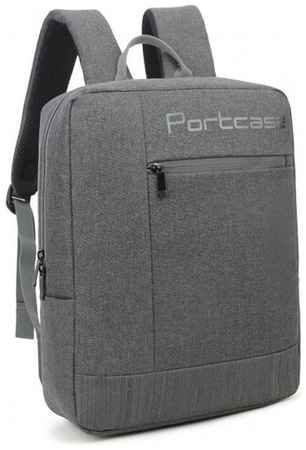 Рюкзак для ноутбука 15.6″ PortCase KBP-132GR полиэстер серый 19515519243